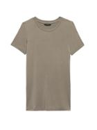 Banana Republic Womens Stretch-modal Side-slit Tunic Tuscany Green Size Xs