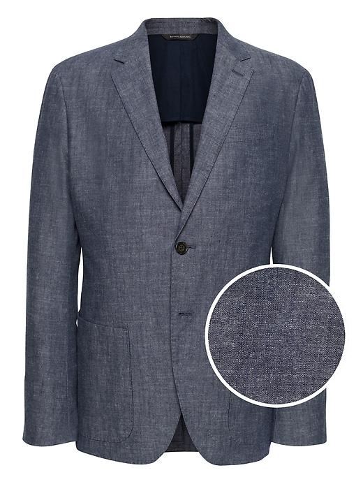 Banana Republic Slim Chambray Blazer