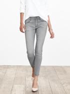 Banana Republic Womens Distressed Gray Skinny Ankle Jean Size 0 Regular - Gray