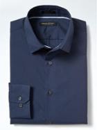 Banana Republic Grant Fit Supima Cotton Solid Shirt - Comet Blue