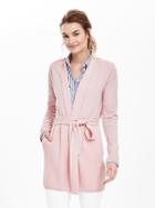 Banana Republic Womens Todd &amp; Duncan Belted Cashmere Cardigan Size L - Blush