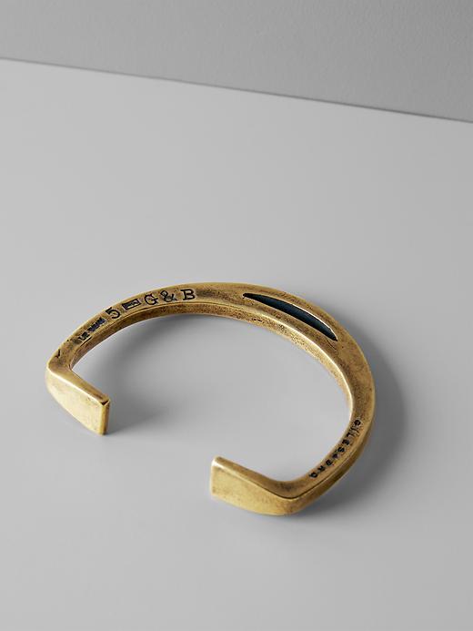 Banana Republic Giles &amp; Brother Antique Brass Stirrup Cuff Size One Size - Antique Brass