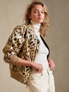 Leopard Bomber Jacket