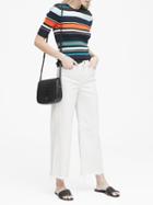 Banana Republic High-rise Wide-leg Cropped Jean