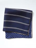 Banana Republic Geo Silk Pocket Square - Tan