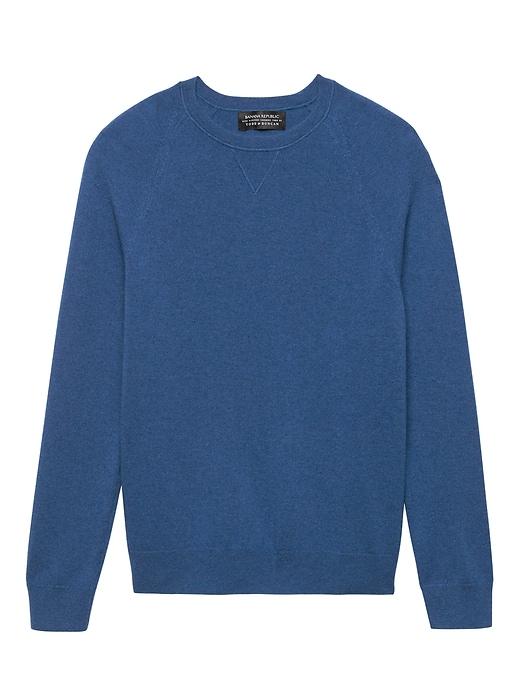 Banana Republic Mens Todd & Duncan Cashmere Crew-neck Sweater Sapphire Blue Size Xs
