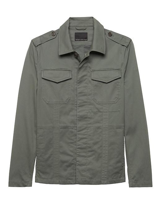 Banana Republic Mens Lightweight Officer';s Shirt Jacket Spa Green Size Xxs