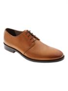 Banana Republic Mens Everson Italian Leather Oxford Cognac Size 7