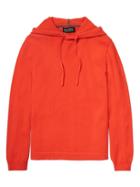 Banana Republic Mens Todd & Duncan Cashmere Sweater Hoodie Lipstick Red Size L