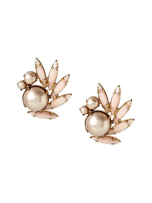 Banana Republic Elizabeth Cole Eyelet Earring - Blush