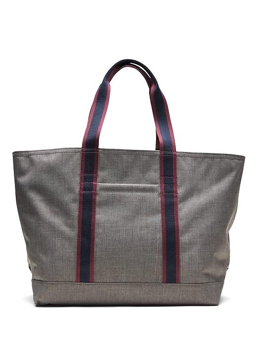Banana Republic Mens Heathered Large Tote Bag Medium Gray Size One Size