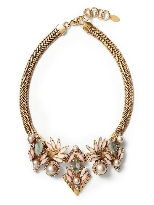 Banana Republic Womens Elizabeth Cole   Kadence Necklace Blush Size One Size