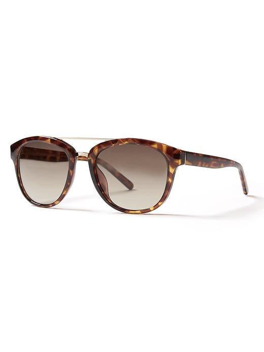 Banana Republic Womens Blair Sunglasses Tortoise Size One Size