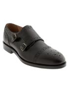 Banana Republic Mens Drake Double Strap Shoe Size 10 - Black