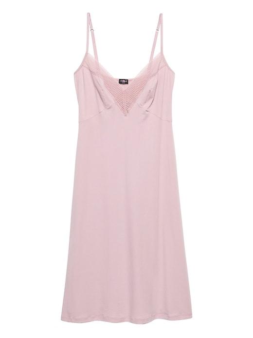 Banana Republic Womens Cosabella   Ryleigh Solid Night Gown Soft Lilac Pink Size S