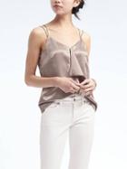Banana Republic Heritage Cascade Front Cami - Vintage Taupe