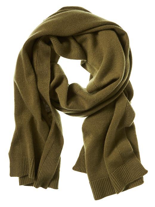 Banana Republic Todd &amp; Duncan Plaited Cashmere Scarf Size One Size - Green
