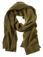Banana Republic Todd &amp; Duncan Plaited Cashmere Scarf Size One Size - Green