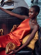 Divine Silk One-shoulder Dress