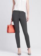 Banana Republic Womens Sloan Fit Slim Ankle Pant Size 0 Short - Silky Coal