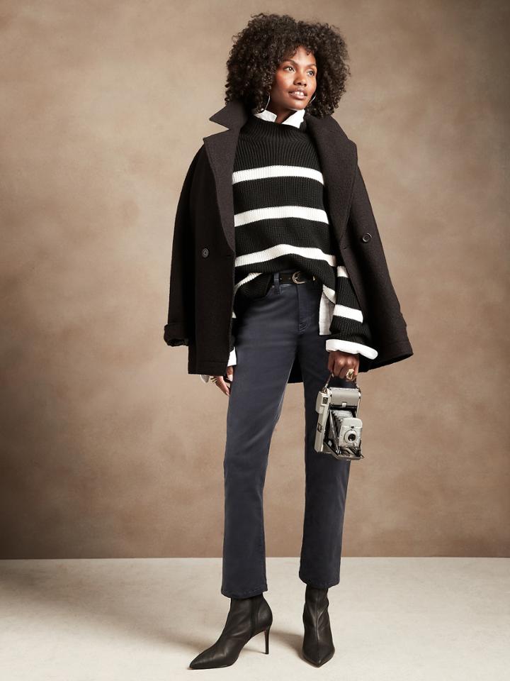 The Petite Slim Velvet Jean