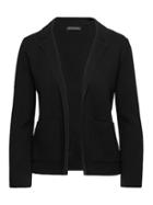 Banana Republic Womens Cotton-blend Sweater Blazer Black Size M