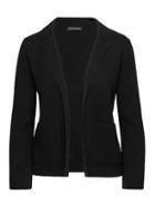 Banana Republic Womens Cotton-blend Sweater Blazer Black Size M