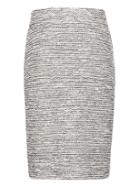 Banana Republic Womens Boucl Knit Pencil Skirt Grey Combo Size 0