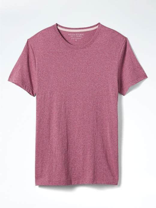 Banana Republic Soft Wash Tee - India Pink