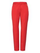 Banana Republic Womens Sloan Skinny-fit Solid Pant True Red Size 16