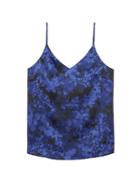 Banana Republic Womens Floral Camisole Blue Multi Size Xs