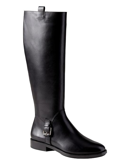 Banana Republic Womens Riding Boot Black Size 7