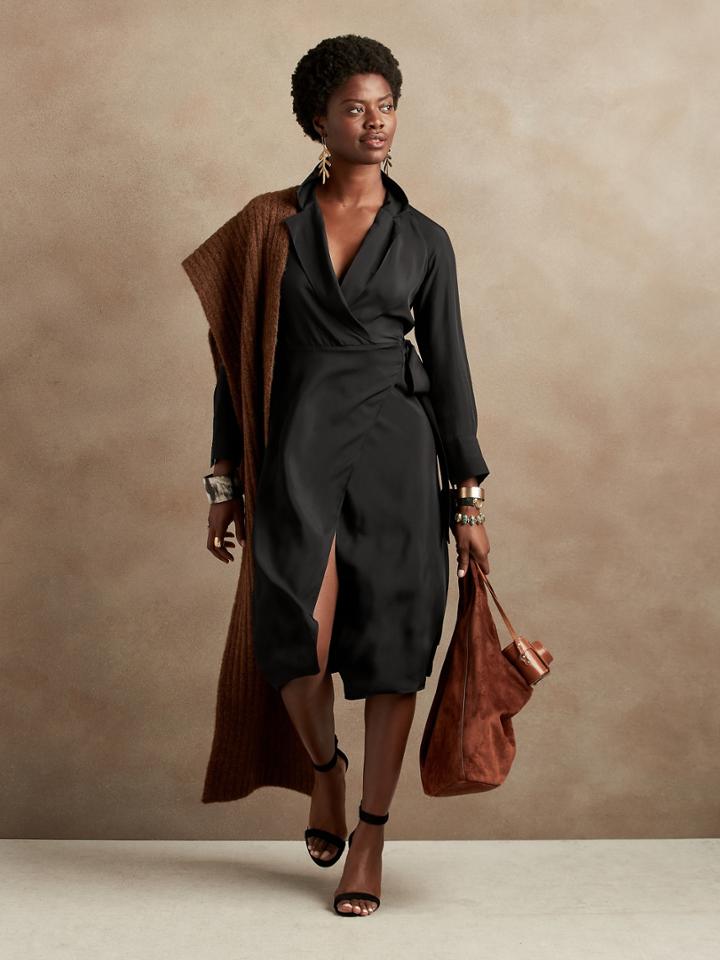 Blazer Wrap Dress
