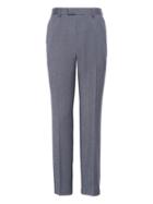 Banana Republic Mens Slim Brushed Oxford Italian Wool Suit Pant Bright Blue Size 34w