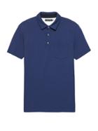 Banana Republic Mens Don';t-sweat-it Polo Shirt Voltage Blue Size Xxs