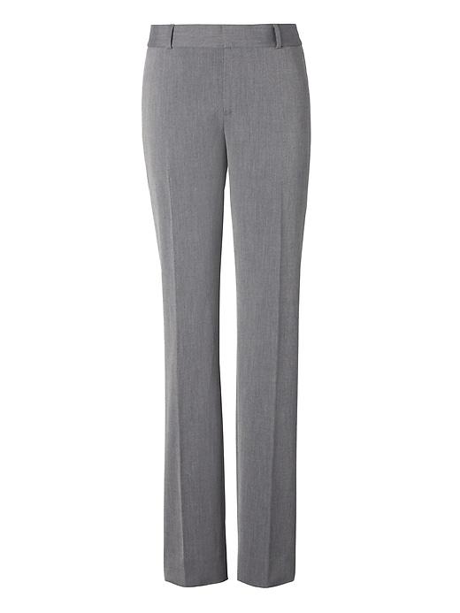 Banana Republic Womens Avery Straight-fit Heathered Pant Dark Gray Size 12