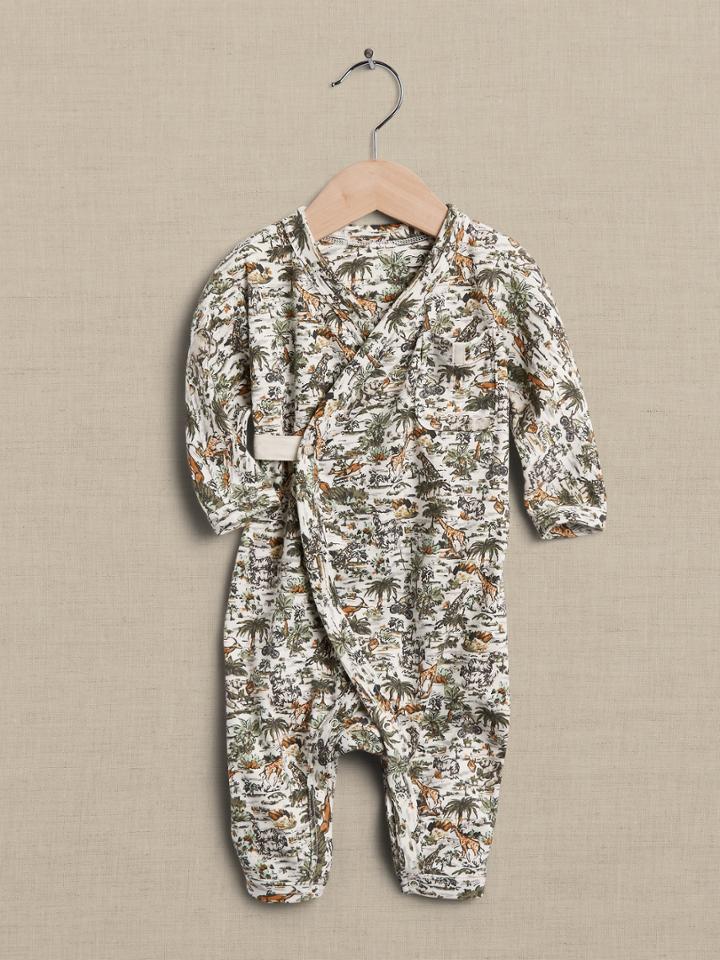 Baby Essential Supima Wrap One-piece