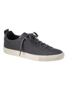 Banana Republic Mens Rhyley Open-knit Lace-up Sneaker Dark Steel Size 12
