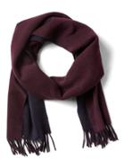 Banana Republic Mens Reversible Cashmere Scarf Burgundy Red Size One Size