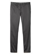 Banana Republic Mens Aiden Slim Rapid Movement Chino Pant Charcoal Size 32w
