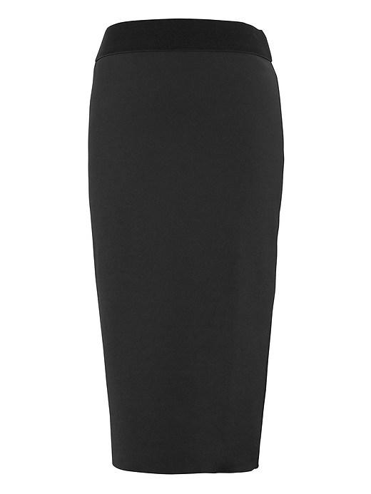 Banana Republic Womens Wrinkle-resistant Stretch Neoprene Skirt Black Size Xs