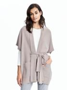 Banana Republic Womens Cashmere Relaxed Tie Cardigan Size Xs/s - Taupe