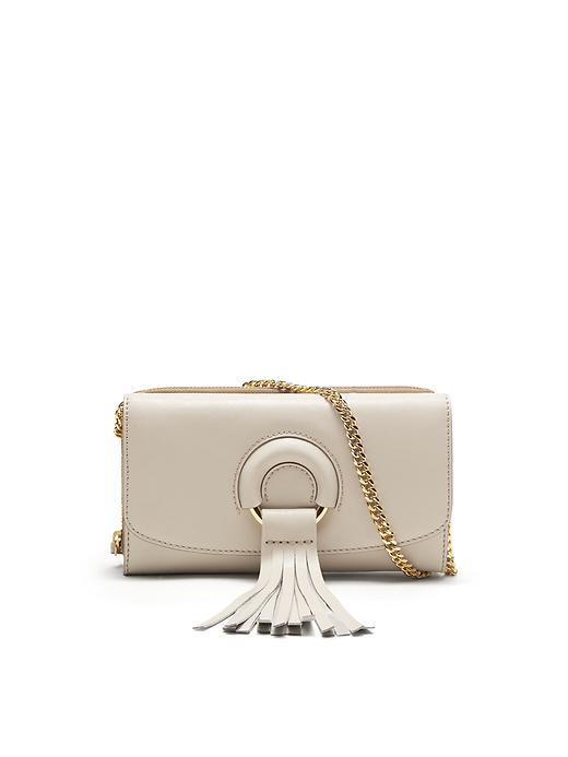 Banana Republic Double Wallet Chain Bag Size One Size - Stone Twill