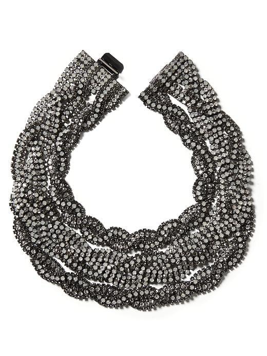 Banana Republic Womens Elizabeth Cole   Angelina Necklace Hematite Size One Size