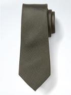 Banana Republic Mens Oxford Silk Nanotex Tie - Olive