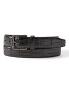 Banana Republic Mens Liam Croc Belt Black Size 34