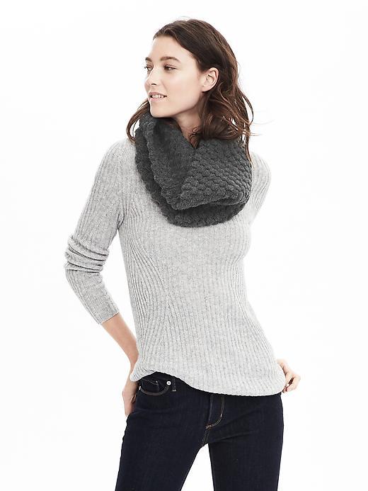 Banana Republic Popcorn Texture Snood - Charcoal