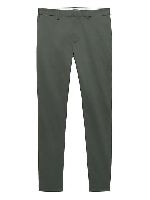 Banana Republic Mens Mason Athletic Tapered Rapid Movement Chino Pant Victorian Sage Size 26w