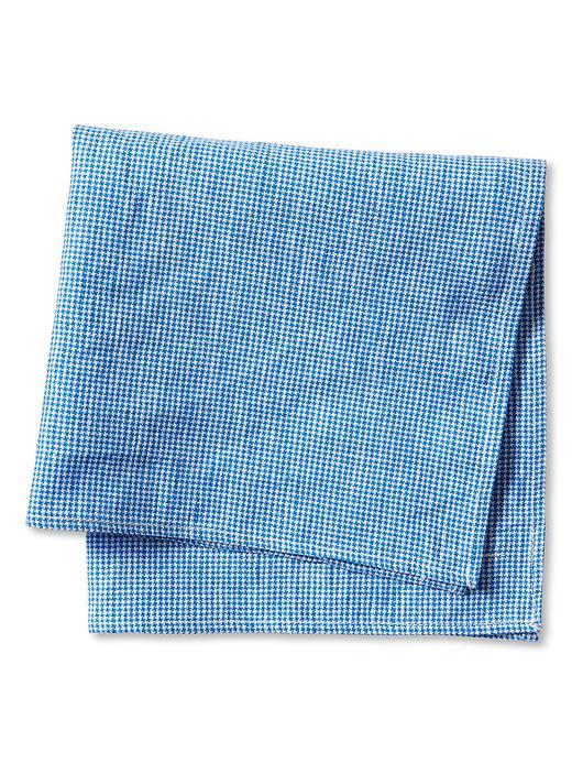 Banana Republic Mens Gingham Pocket Square Size One Size - Light Purple