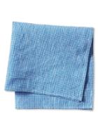 Banana Republic Mens Gingham Pocket Square Size One Size - Light Purple